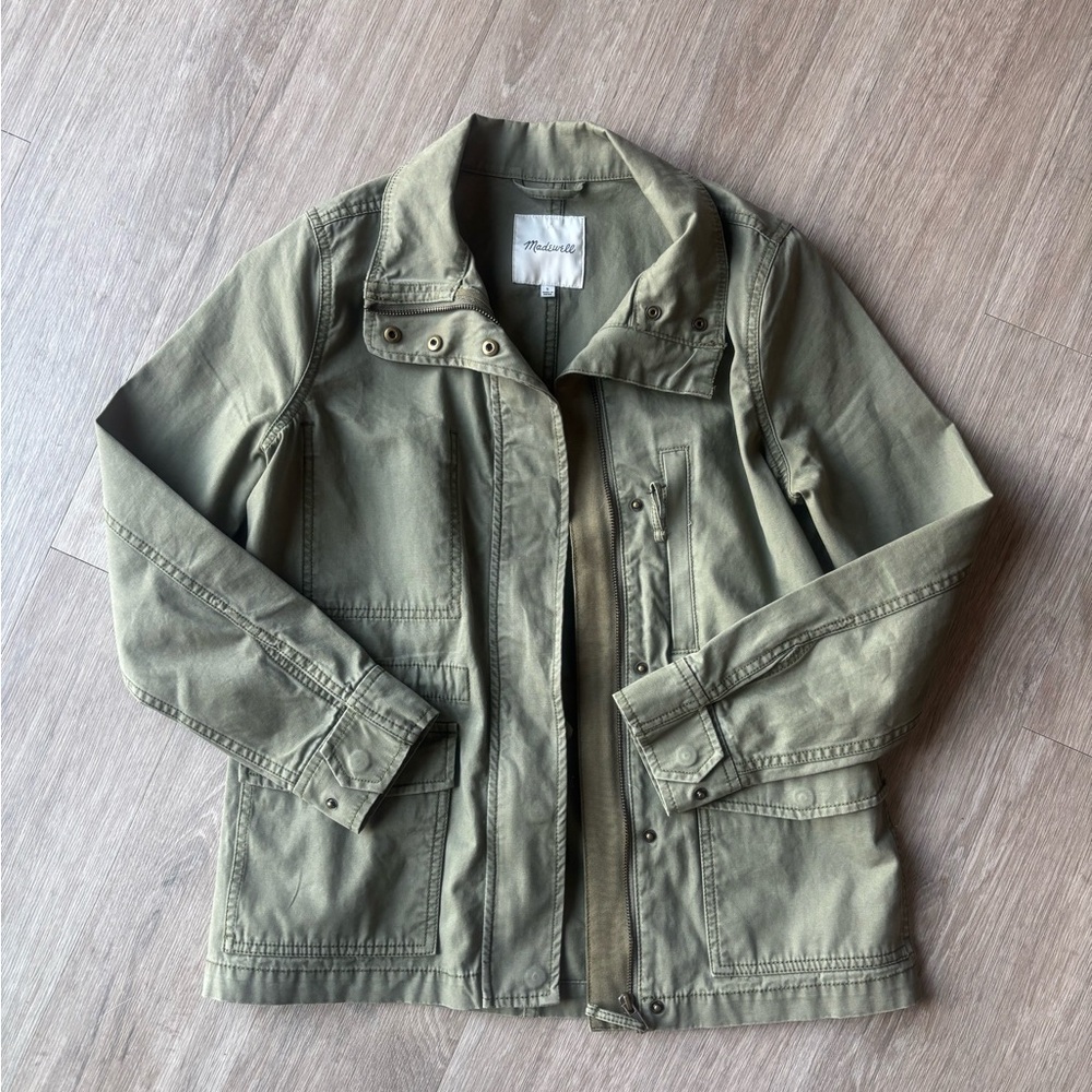 Madewell | Lightweight Army Green Field Utility Barn Jacket | Size S